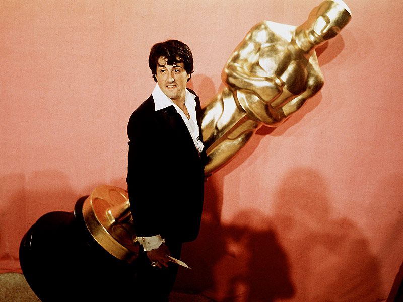 Rocky (1976) - Sylvester Stallone and Talia Shire, both nominated, both lost