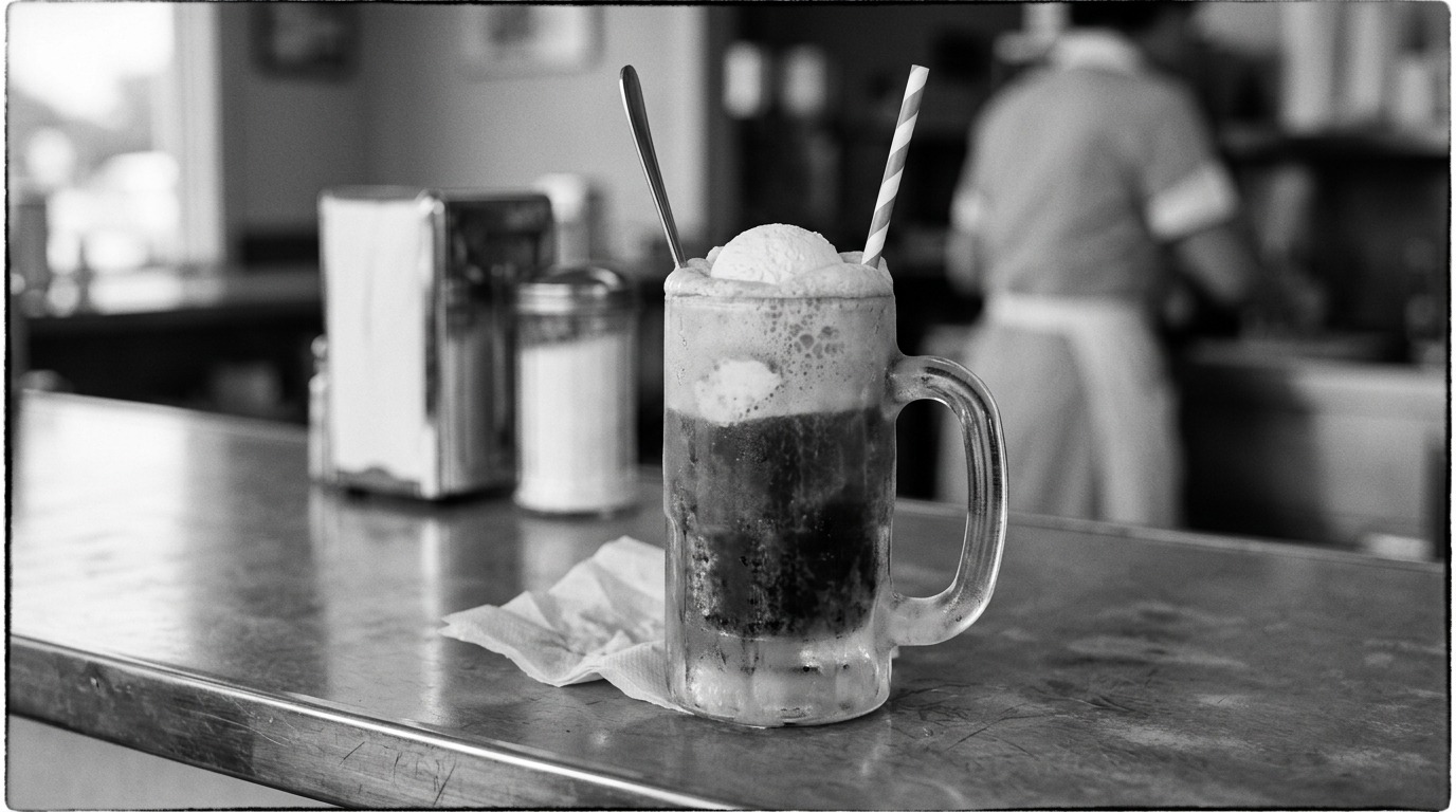 original McDonald's Bar-B-Q menu: Root Beer Float