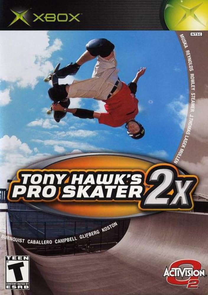 xbox original Tony Hawk's Pro Skater 2X