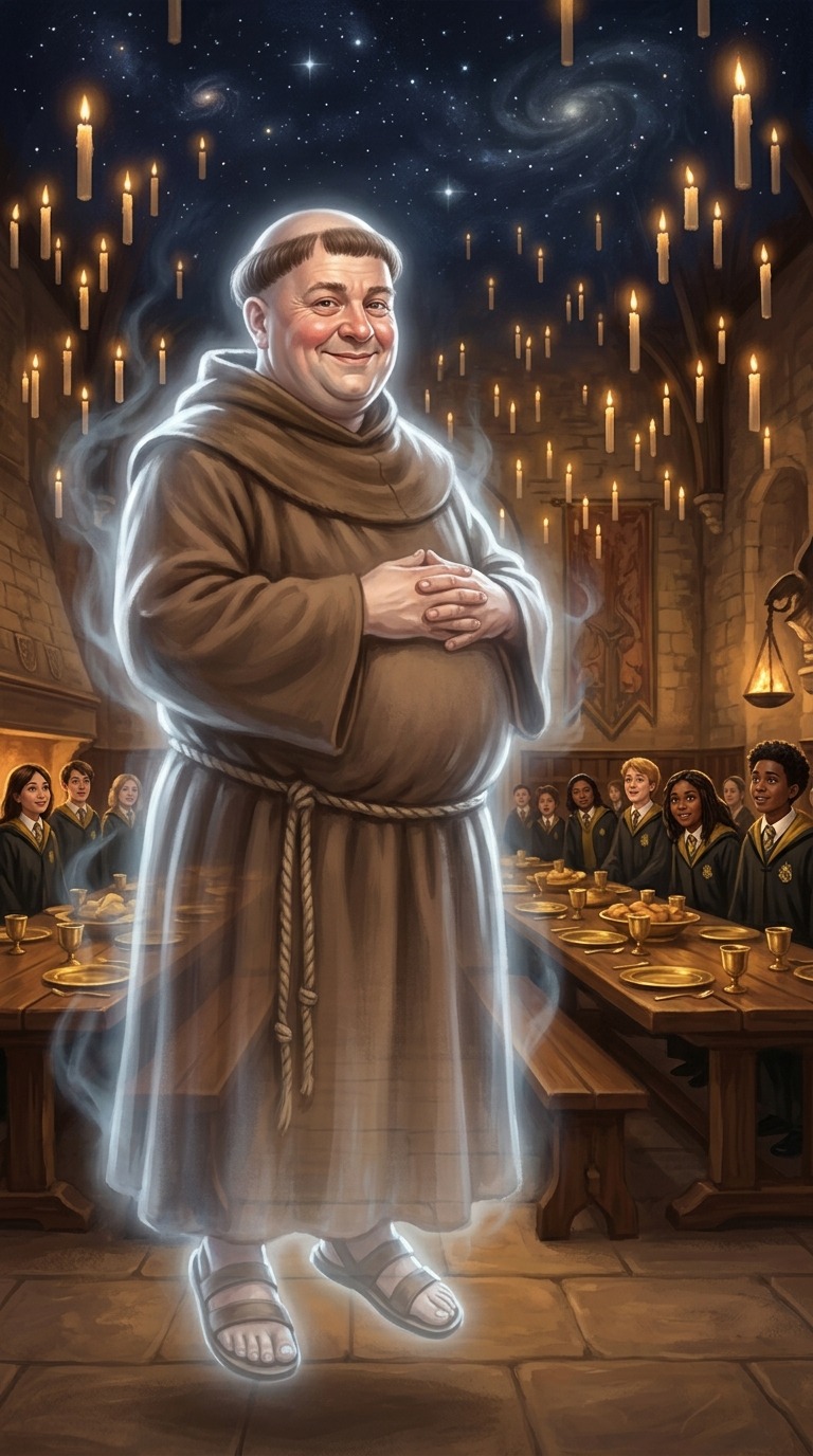 hogwarts ghosts: The Fat Friar
