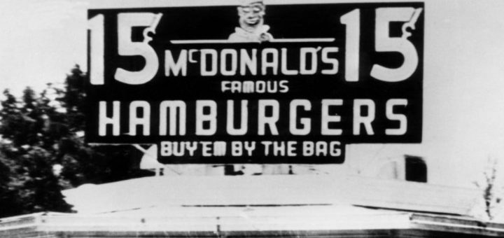 original 1948 McDonald's menu