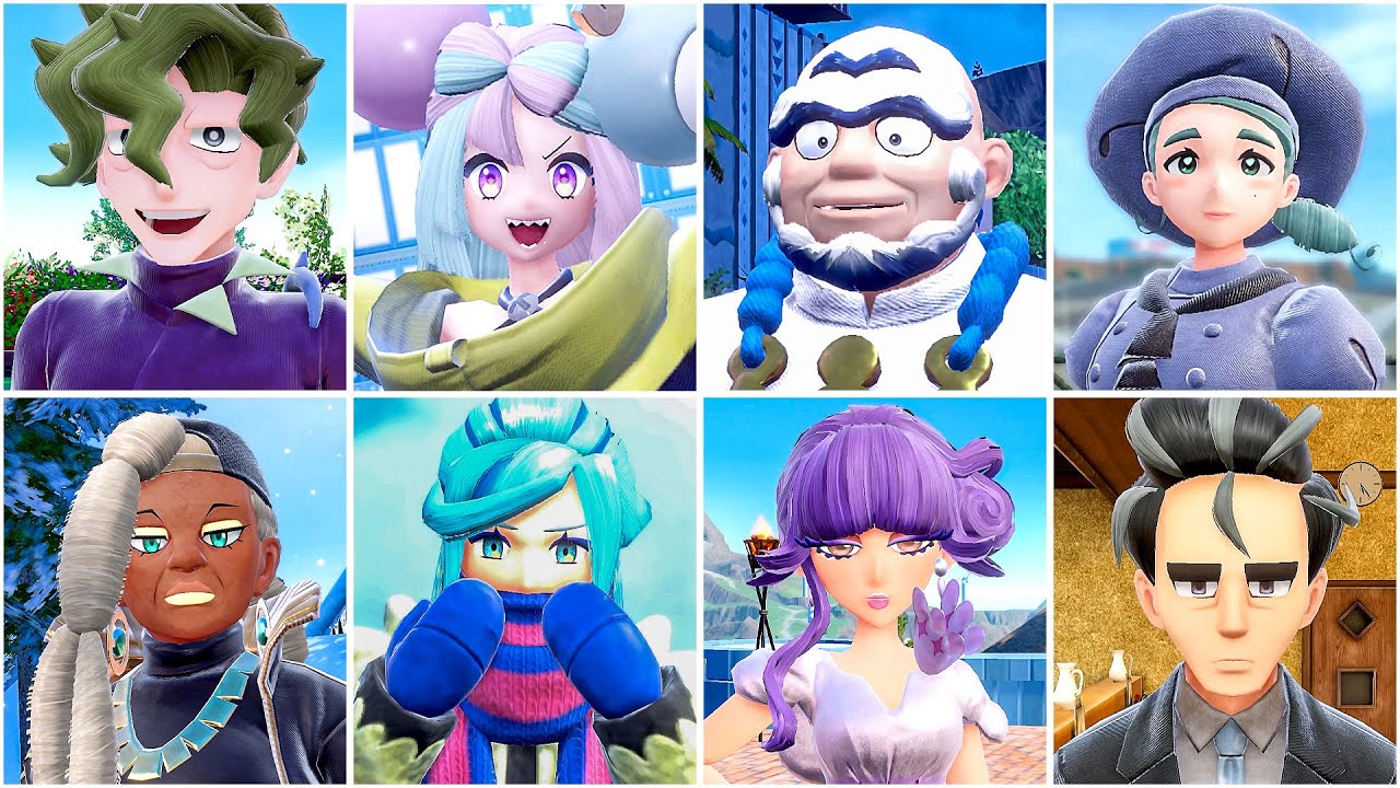 paldea pokemon gym leaders