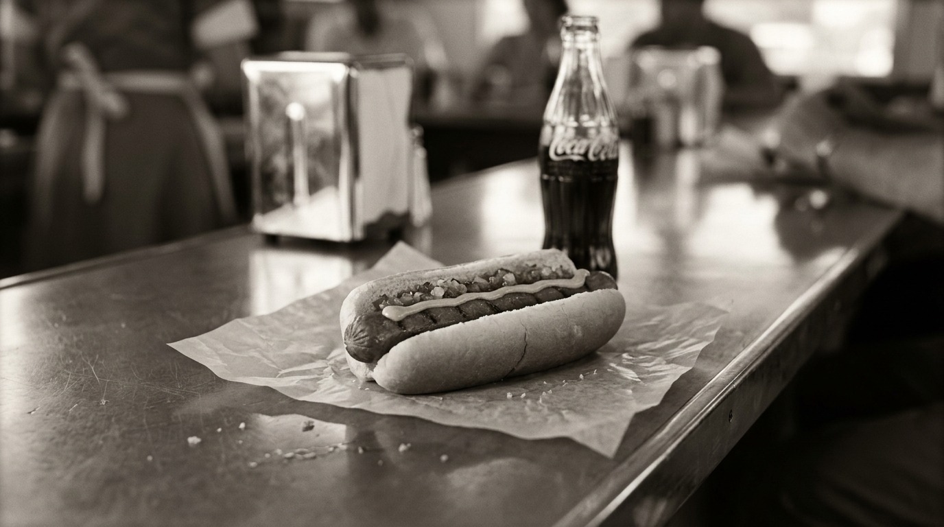 original McDonald's Bar-B-Q menu: Hot Dog