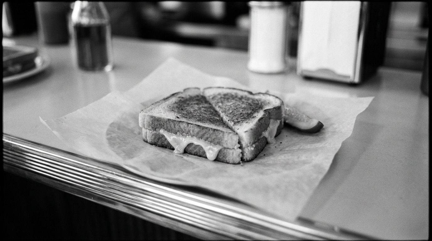 original McDonald's Bar-B-Q menu: Melted Cheese Sandwich