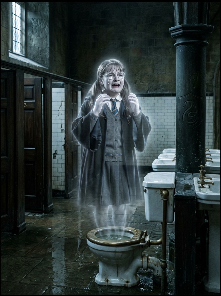 hogwarts ghosts: Moaning Myrtle (Myrtle Elizabeth Warren)