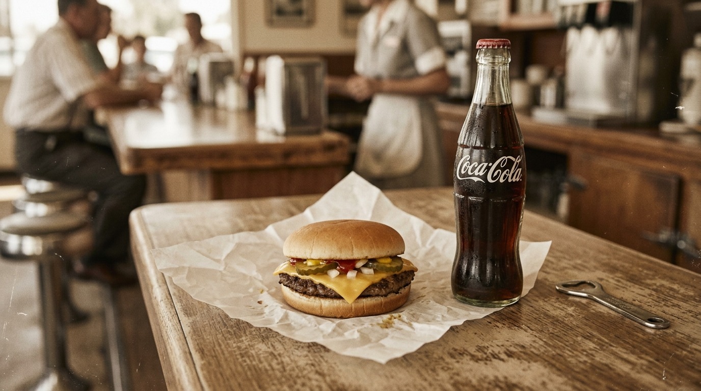 original 1948 McDonald's menu: Cheeseburger