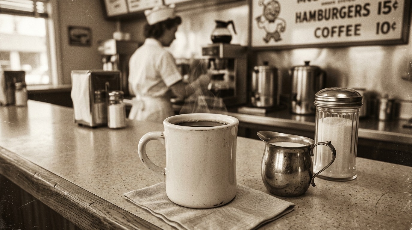 original 1948 McDonald's menu: Coffee