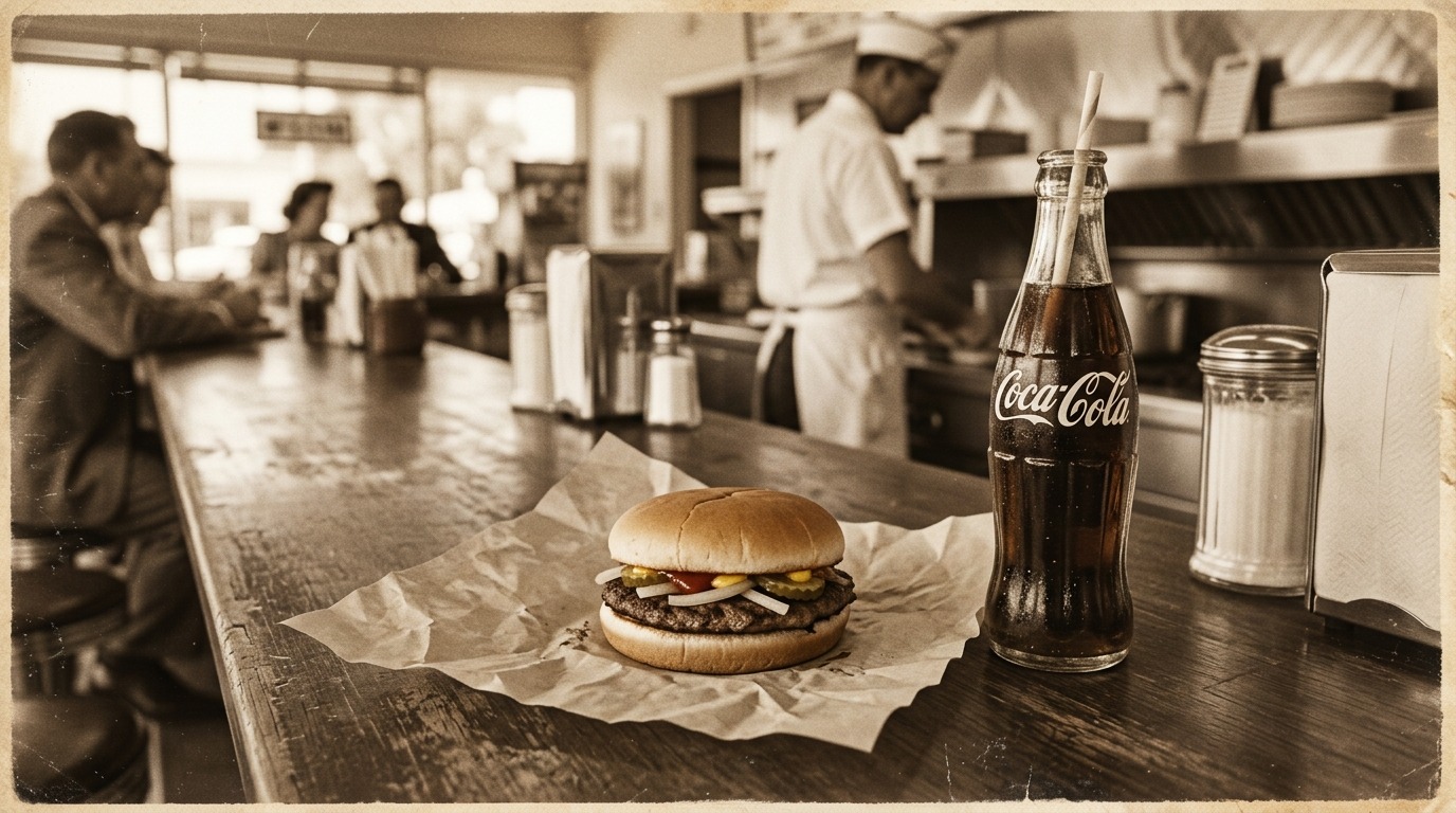 original 1948 McDonald's menu: Hamburger