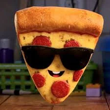 Pizza with Sunglasses