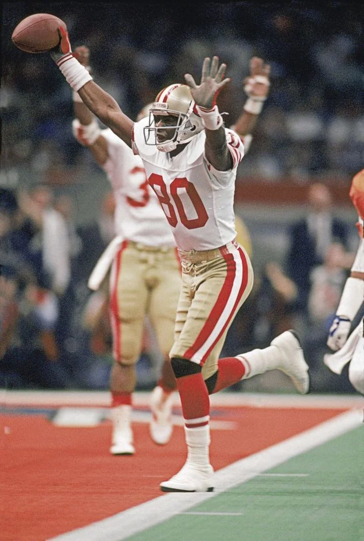 Jerry Rice - 20 yards, Super Bowl XXIV
