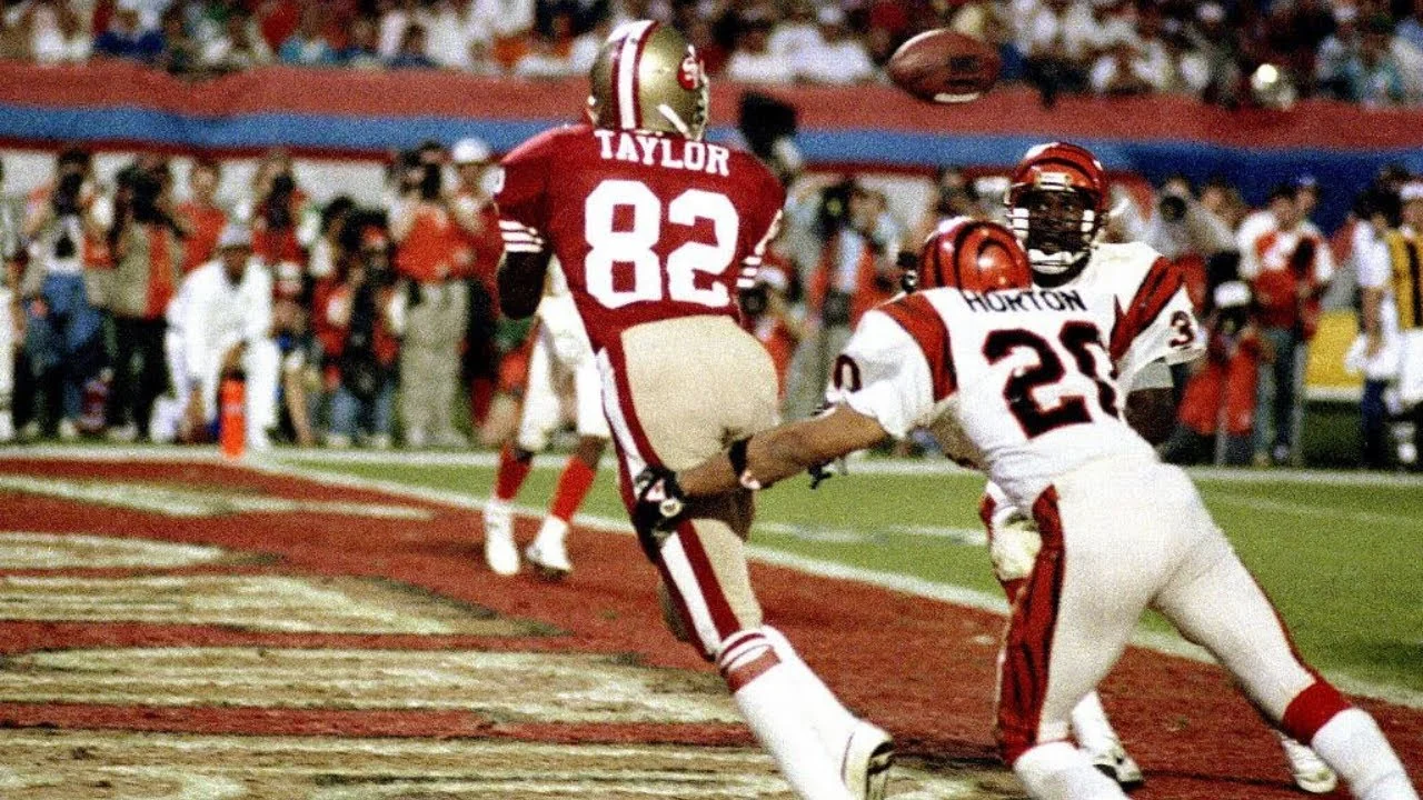 John Taylor - 10 yards, Super Bowl XXIII