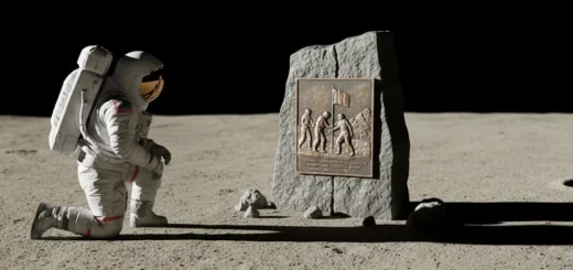 memorials on the moon
